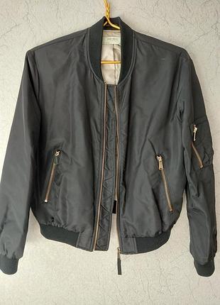 Бомбер куртка женская zara размер s
