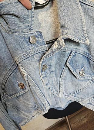 Куртка джинсовая  zara 4
