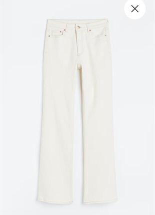 Трендові жіночі молочні bootcut джинси h&m жіночі джинси bootcut high waist