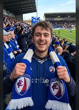 Шарф фанатский английского клуба chesterfield fc