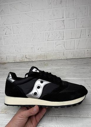 Крутые черные кроссовки saucony jazz оригинал