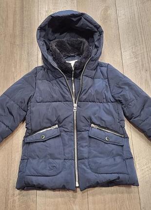 Куртка пуховик zara 128 розмір 8 років