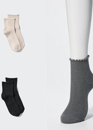 Uniqlo heattech носки уп 2 шт. набор термо носки