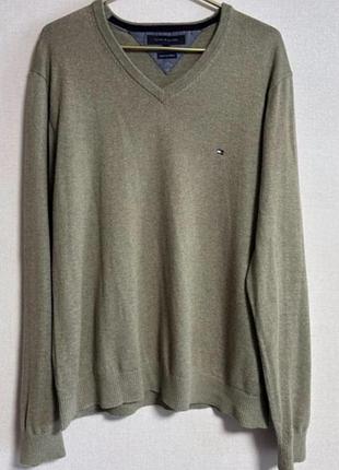 Светр пуловер кофта tommy hilfiger xl 4
