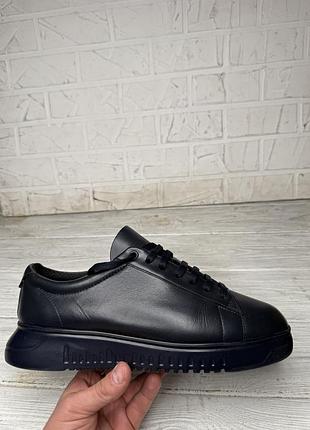 Крутые темно синие кроссовки emperio armani ea7 оригинал