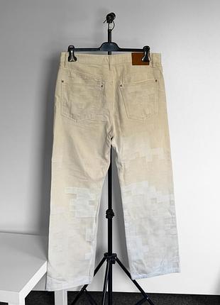 Джинси louis vuitton 2aih2024 beige damoflage straight jeans
