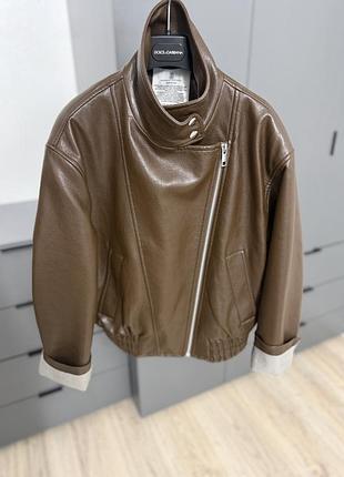 Куртка brunello cucinelli бомбер косуха кожанка