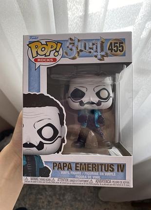 Іграшкова фігурка funko pop! rocks: ghost papa emeritus iv #455