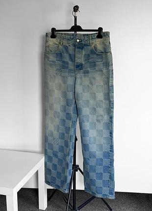 Джинси louis vuitton damier skate denim pants