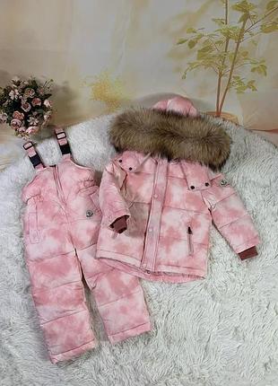 Комплект  дитячий moncler комбінезон + куртка