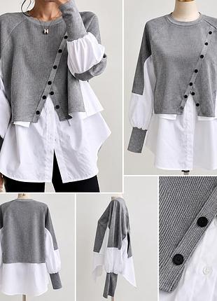 Стильна блузка-сорочка, 2xl 3