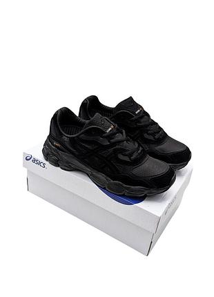Чоловічі термо кросівки asics gel nyc black чорні gore-tex