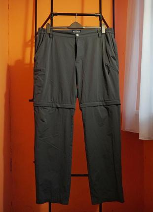 Weissenstein xxl | штани-трансформери zip-off 
weissenstein convertible trekking pants xxl трекінгові