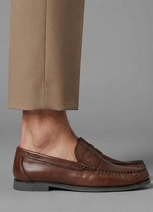 Люксовые мужские шкриные туфли лорферы от pierre cardin модель diffusion, франция разомр 42 / стелька 27 см