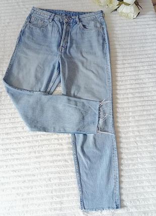 🩵блакитні джинси висока посадка 👖
