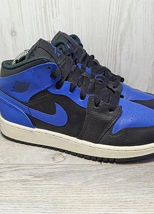Кросівки унісекс jordan air jordan 1 mid hyper royal