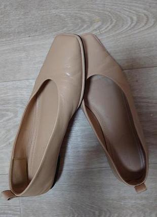 Шкіряні балетки massimo dutti