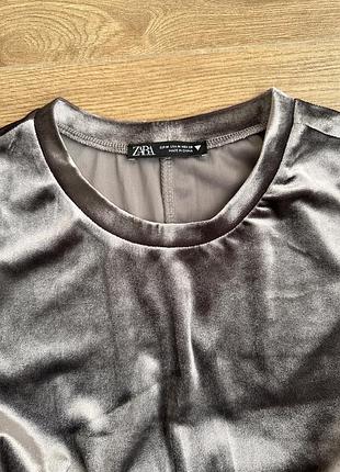 Сукня оксамитова zara