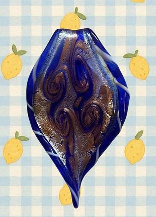Большая подвеска муранское стекло