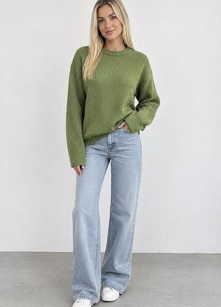 Теплий вʼязаний шерстяний світер кофта оверсайз шерсть levis