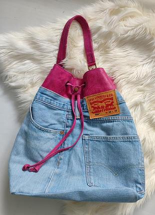 Новая джинсовая сумка levis