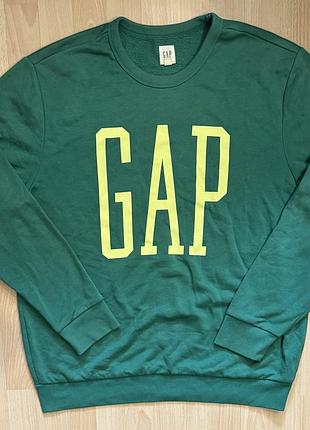 Світшот gap зелений big logo