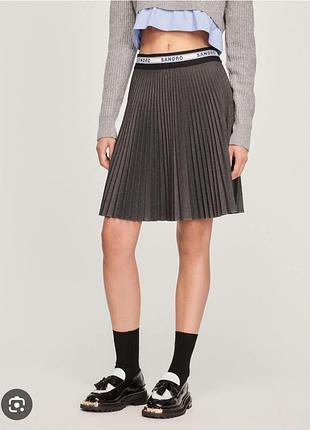 Юбка мини плиссе sandro paris