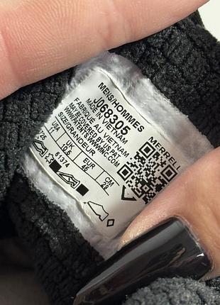 Оригінал ботінки merrell j068305 moab speed 2 thermo mid wp triple black оригинал ботинки трекінгові мерели осінь демісезон осінь зима високі кросівки 7
