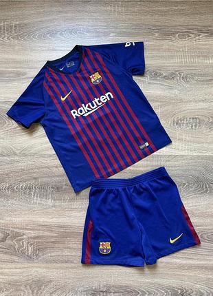 Футбольна форма для хлопчиків nike синя,форма мессі