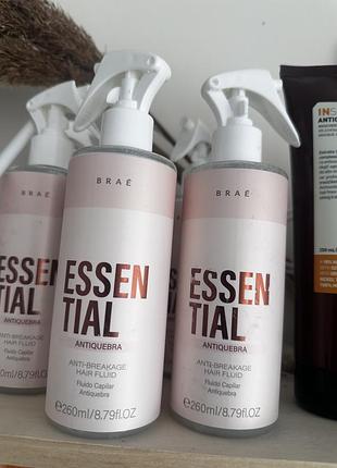 Спрей brae essential anti-breakage hair fluid термозахист 260 мл