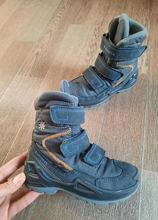 Оригинальные ботинки lowa gore-tex липучках сапоги чоботи на овчине
