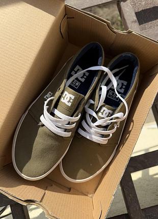 Кеди жіночі dc shoes оливкові
