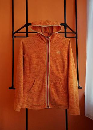 The north face m | помаранчевий фліс на блискавці з капюшоном
tnf women’s fleece hoodie m