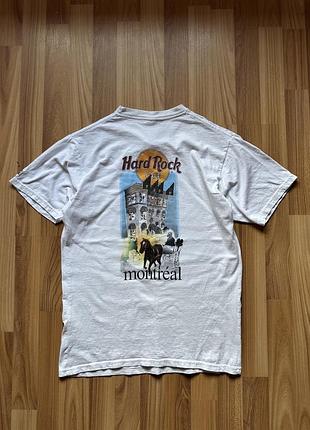 Вінтажна футболка hard rock cafe montreal original vintage
