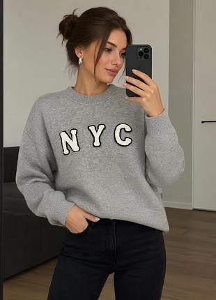 Primark жіночий сірий светр, теплий зимовий джемпер 52% віскоза, розмір s/m