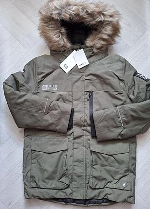 Нова зимова термо-куртка парка c&a raintex all weather gear у кольорі хакі.