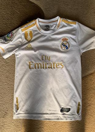 Футбольна форма чоловіча adidas real madrid hazard 7 retro 2019/2020 біла