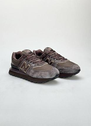 Водонепроникні кросівки new balance 574 classic gtx chocolate brown
