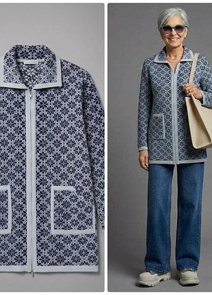 Жіноча тепла кофта кардиган, батал 56-60р,  ashra fashion, 100%акрил
