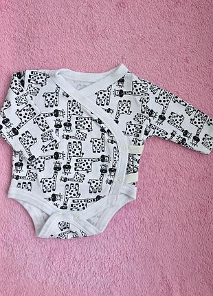Боди 50 - 56 см., для новорожденных newborn, 0-3 месяца, хлопок