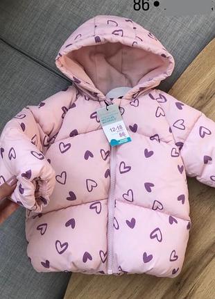 Куртка на дівчинку 86 р primark
