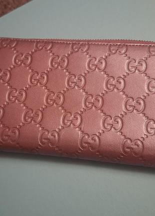 Жіночий гаманець gucci рожевий