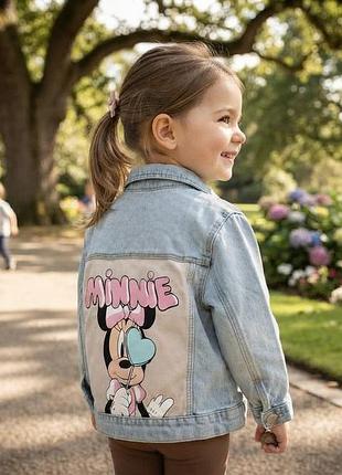 Джинсова куртка для дівчинки 3-4 роки zara
