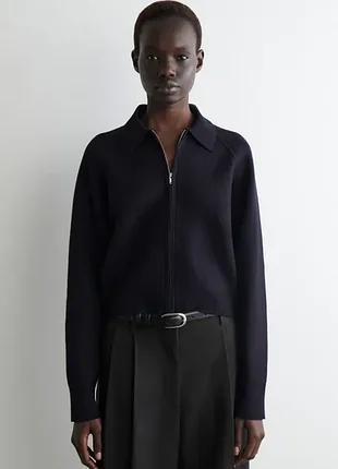 Джемпер жіночий cos double-faced knitted jacket / xs