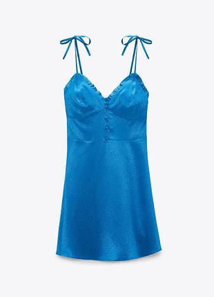 Мини платье - сарафан от zara