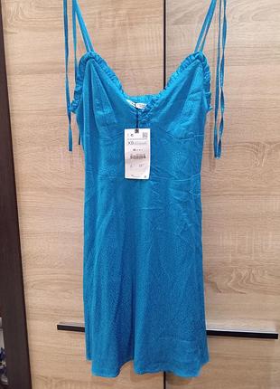 Мини платье - сарафан от zara 4