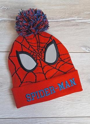 Шапка зимова на хлопчика р-р 52 spiderman