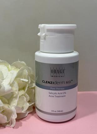 Obagi clenziderm md pore therapy очищувальний тонік із саліциловою кислотою 2% 148 мл