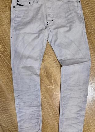 Men diesel dna tepphar stretch denim blue slim мужские светлые джинсы diesel