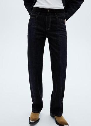 Джинси mango rectos tiro alto